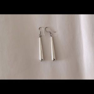 Silver Drop Earrings